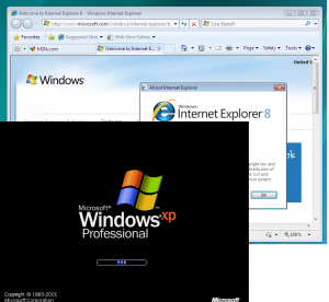 Windows XP ja IE8