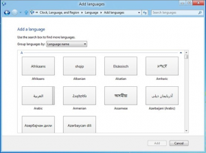 Windows 8 kielivalinta