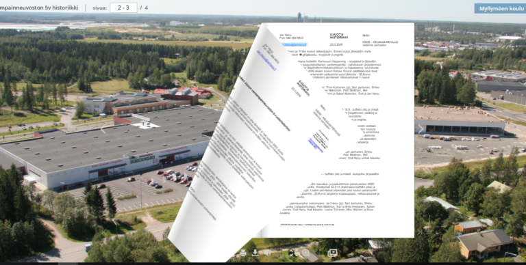 Myllymäen koulun 5v-historiikki (2009)