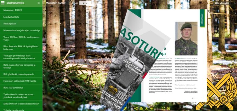 Maasoturi 1/2020 ja RUK 100-vuotta