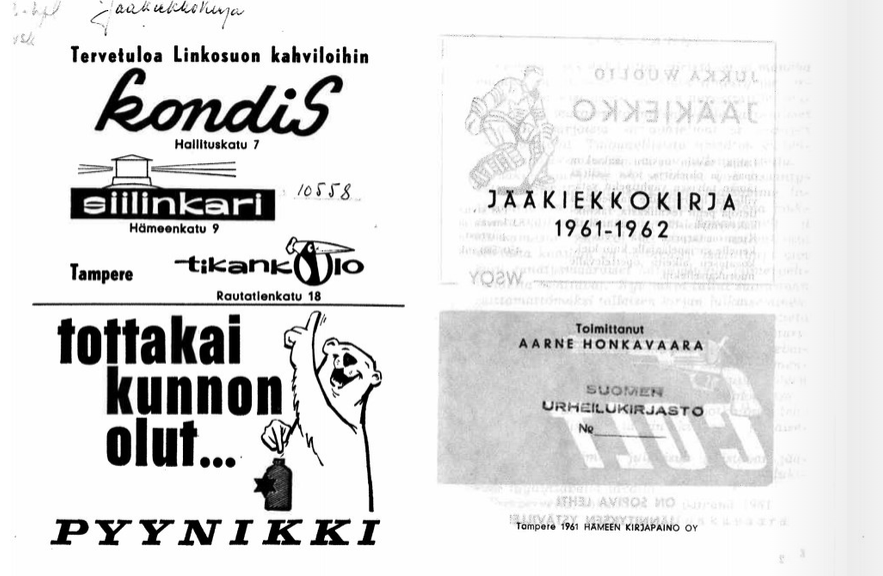 Jää­kiek­ko­kirja 1961 — 1962