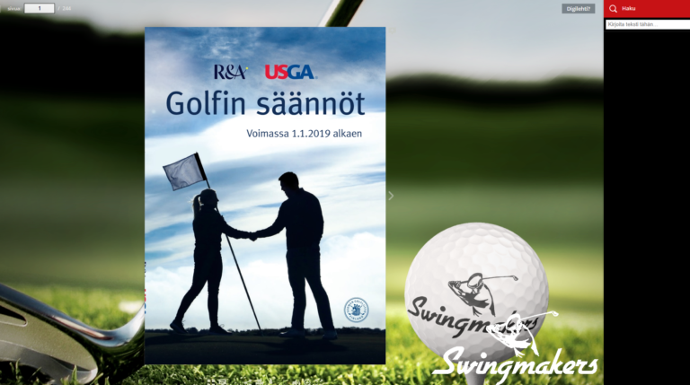Golfin säännöt ala Swingmakers