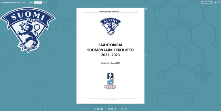 Jääkiekon sääntökirja 2022 – 2023