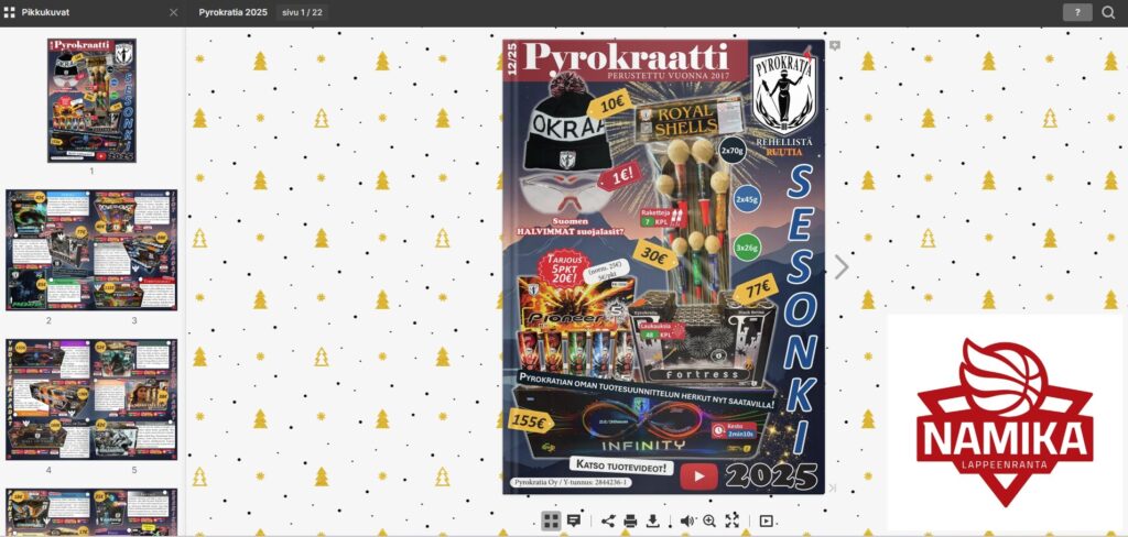 Namika Lappeenranta – Pyrokraatti 2025